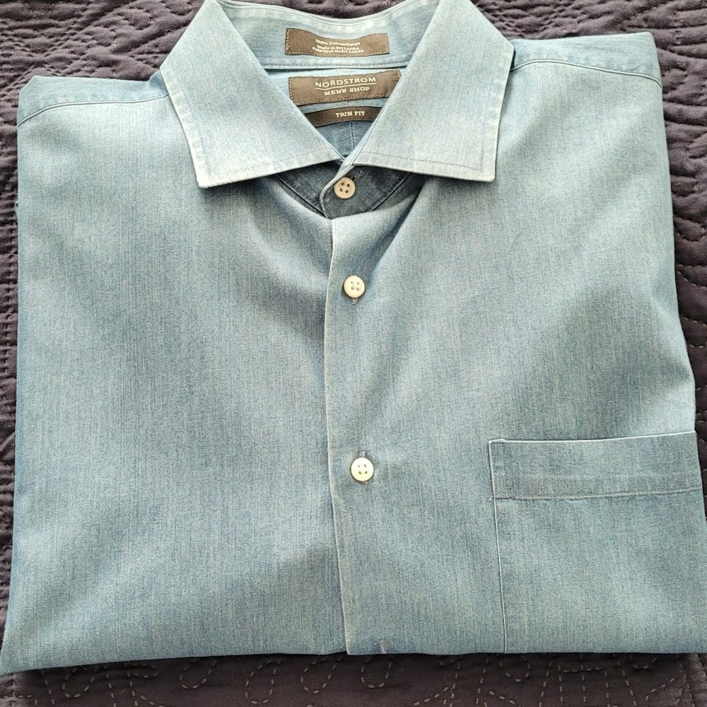 Nordstrom Casual Button Down Shirt 15-1/2 32/33